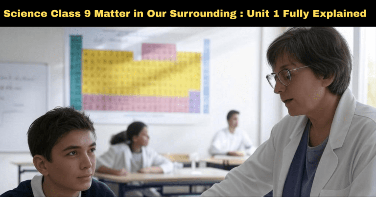 Science Class 9 Matter in Our Surrounding : Unit 1 Fully Explained