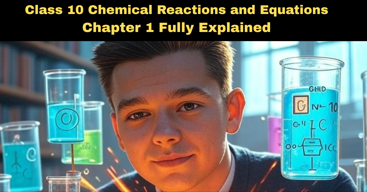 Class 10 Chemical Reactions and Equations: Chapter 1 Fully Explained