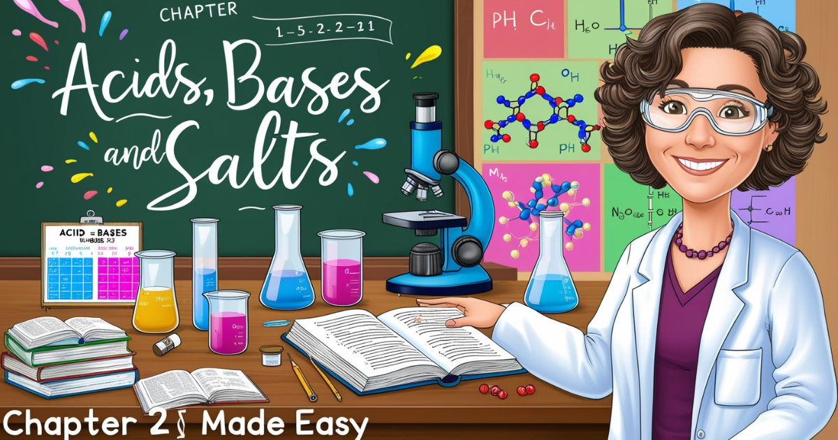 Science Class 10 Acids, Bases and Salts: Chapter 2 Made Easy