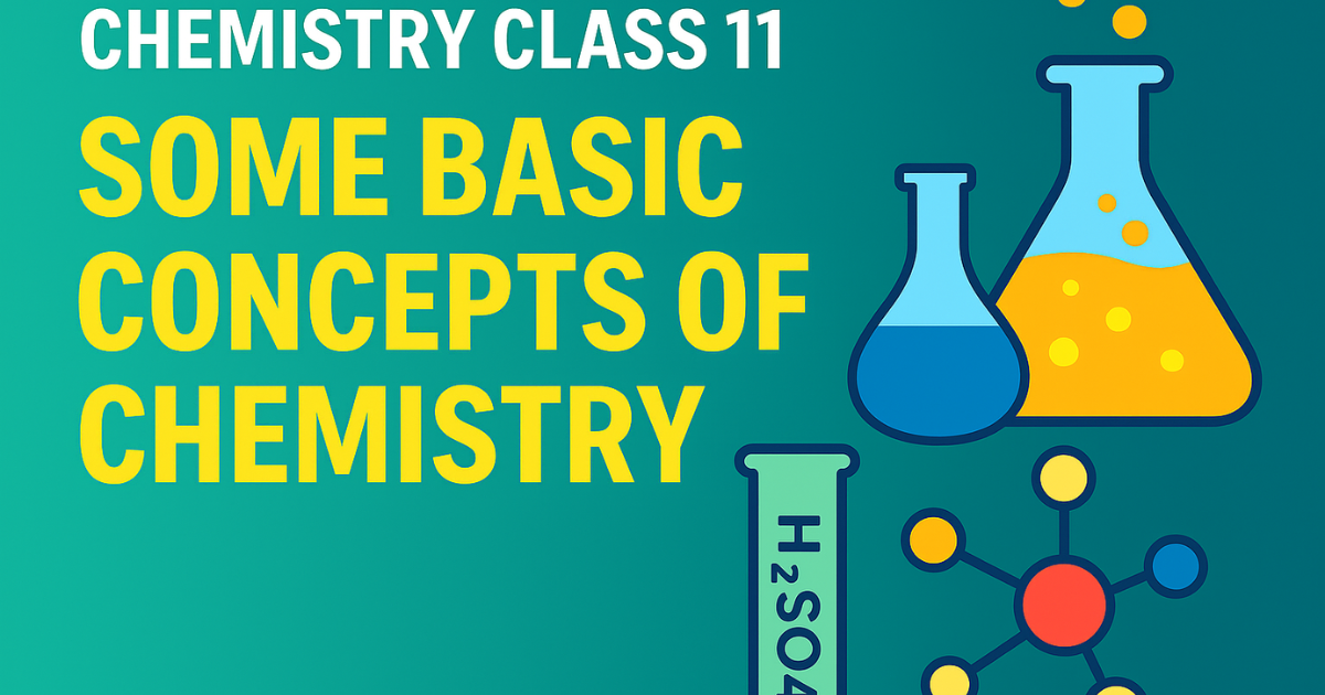 Chemistry 11 Ch1 Some Basic Concepts of Chemistry | Amazing Guide