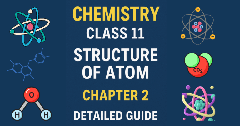 Chemistry Class 11 structure of atom: Chapter 2 Easy Explanation