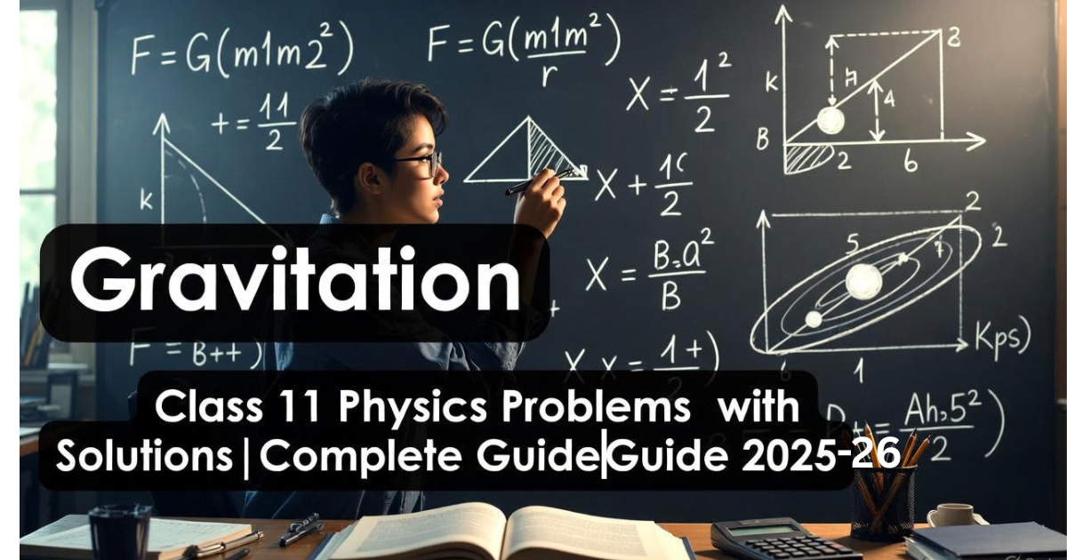 Gravitation Class 11 Physics Problems with Solutions | Complete Guide 2025-26