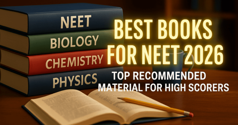 Best Books & Guides for NEET 2026: Top Recommended Material for High Scorers