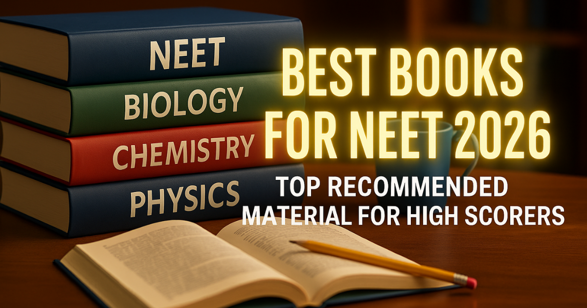 Best Books & Guides for NEET 2026: Top Recommended Material for High Scorers
