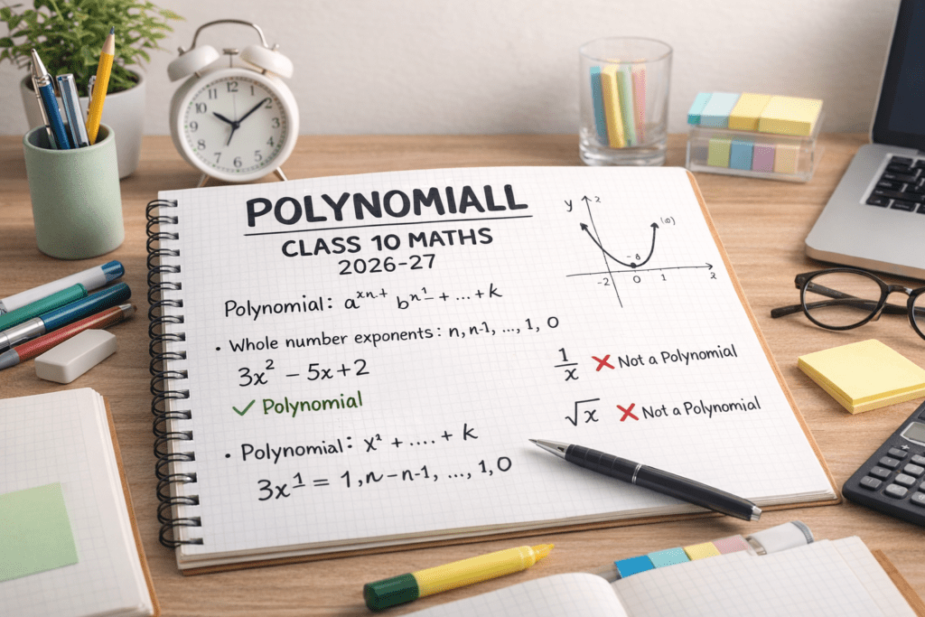 Polynomial Class 10 Maths 2026-27: Most Important Questions with ...