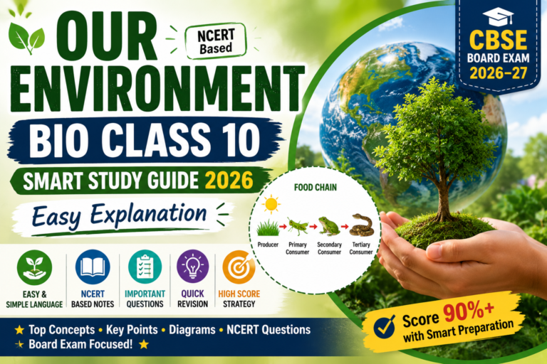 Our Environment Bio Class 10 Smart Study Guide 2026: Easy Explanation